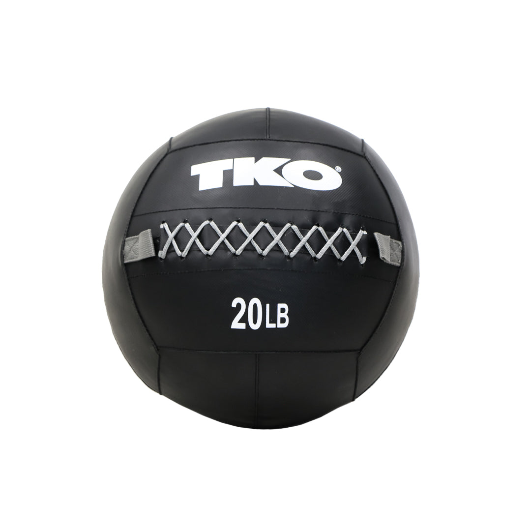 TKO 20 lb wall ball for conditioning and strength training exercises