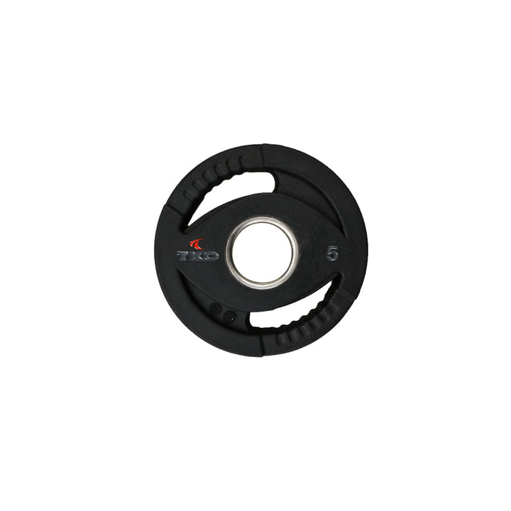 5 lb Olympic urethane grip plate with TPU coating