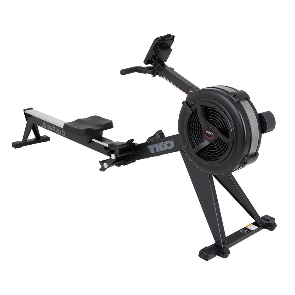 TKO AirRaid rowing machine with air resistance flywheel and performance seat designed for commercial indoor rowing workouts