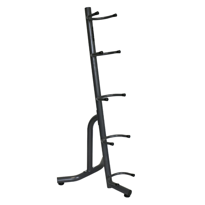 TKO commercial medicine ball rack with five storage positions and compact vertical design
