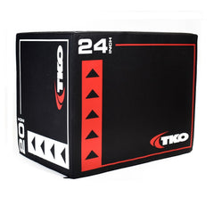 TKO foam plyo box configured for 24 inch training height