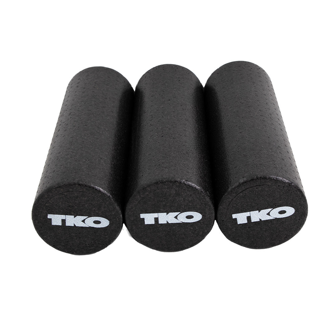 Foam rollers included with accessory storage rack package