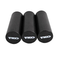 Foam rollers included with TKO accessory storage rack package