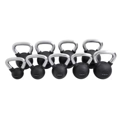 Kettlebells included with TKO accessory storage rack package