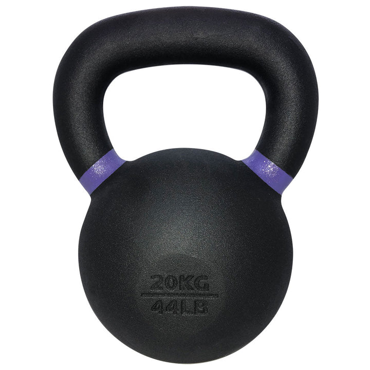 TKO Pro Cast kettlebell with purple identification band
