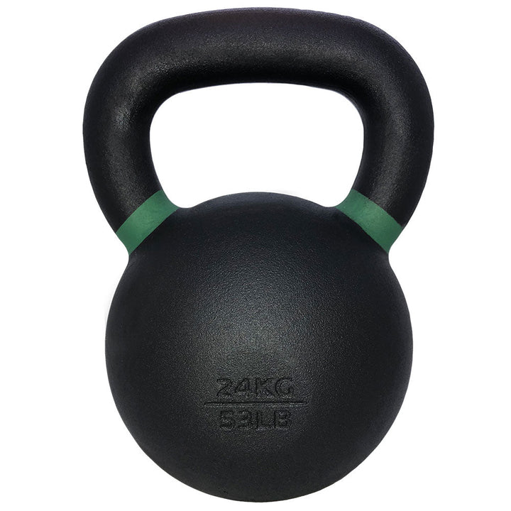 TKO Pro Cast kettlebell featuring green color-coded band
