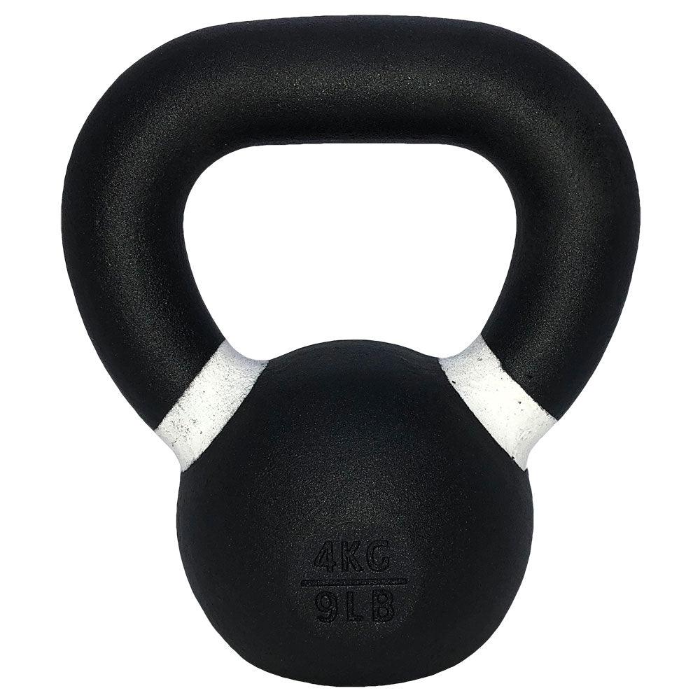TKO Pro Cast kettlebell with white color-coded weight band