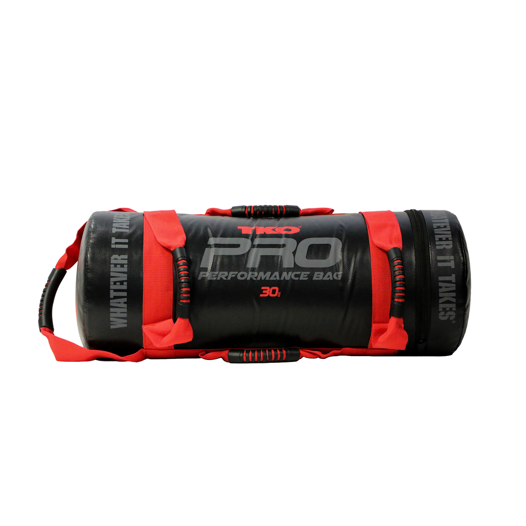 TKO Pro Performance Bag 30 kg with durable 18 oz vinyl cover and rubber grips