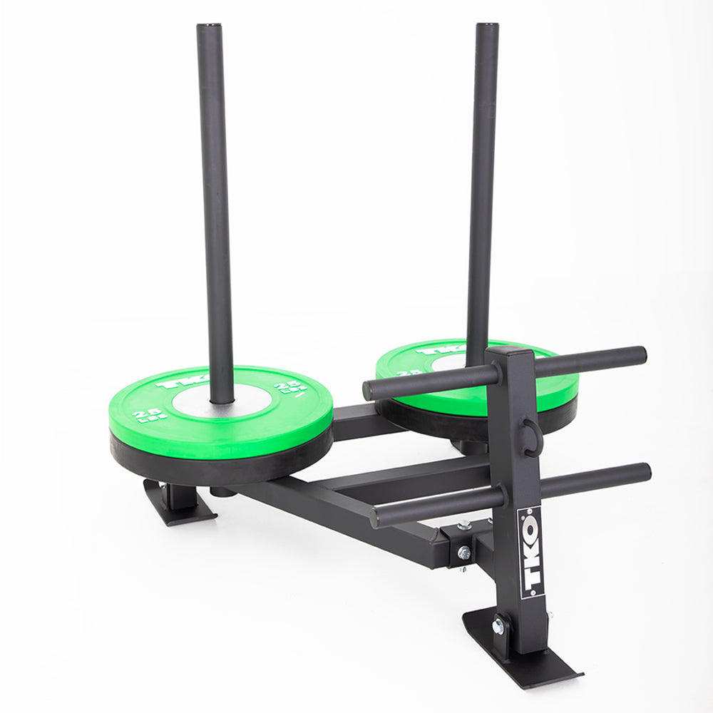 Side profile of TKO Push Pull Sled showing steel frame construction