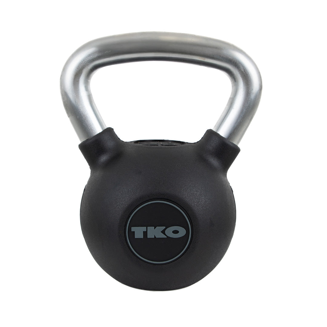 35 lb TKO rubber kettlebell with molded weight display