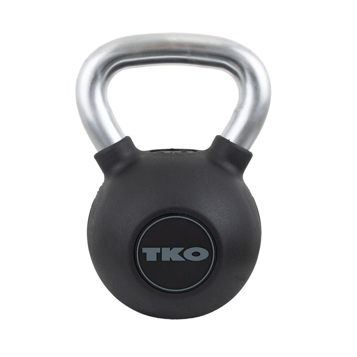 50 lb TKO rubber kettlebell for strength training exercises