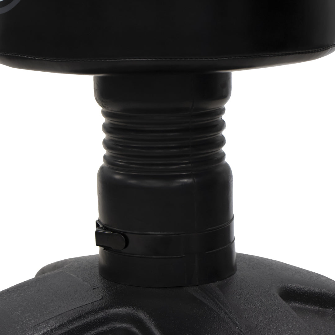 Close-up of TKO sparring partner PVC Flex-Neck connection