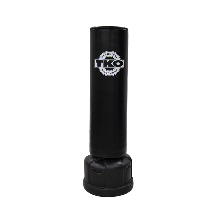 TKO freestanding sparring partner punching bag with fillable base