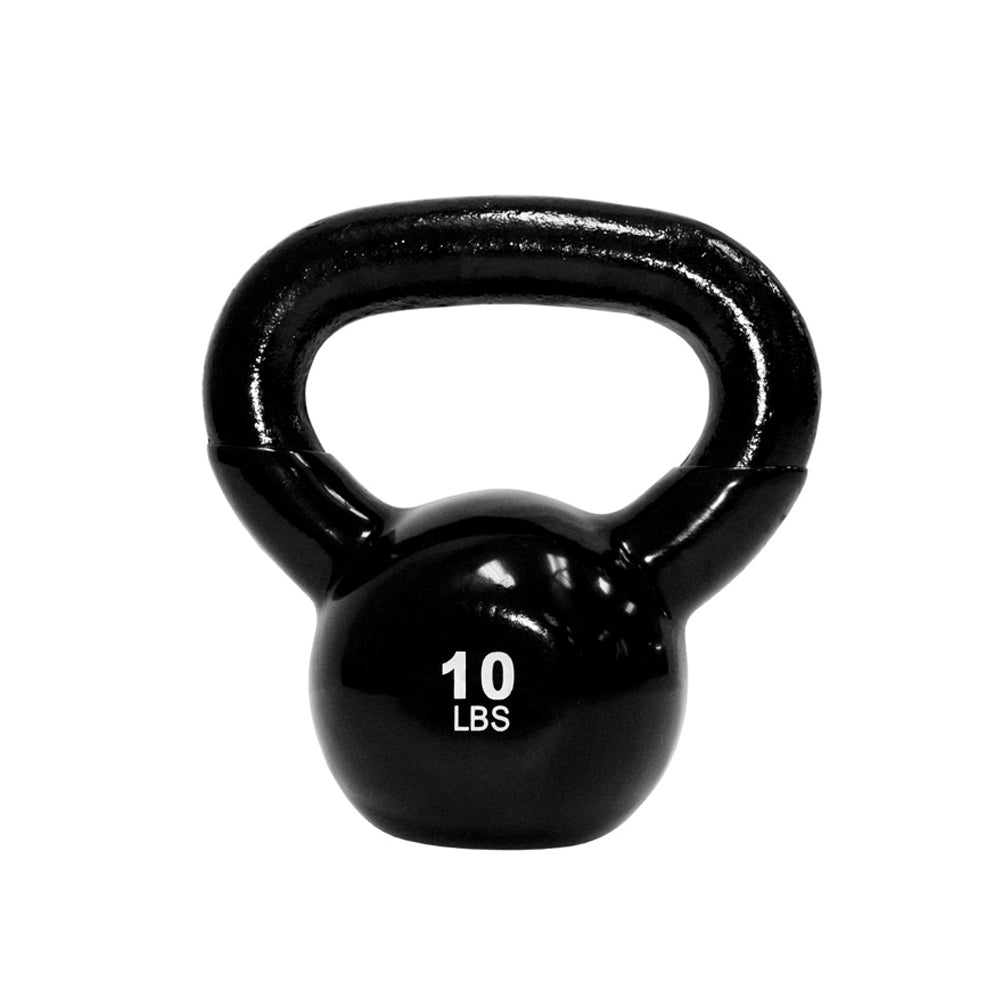 TKO vinyl coated kettlebell in 10 pound weight size