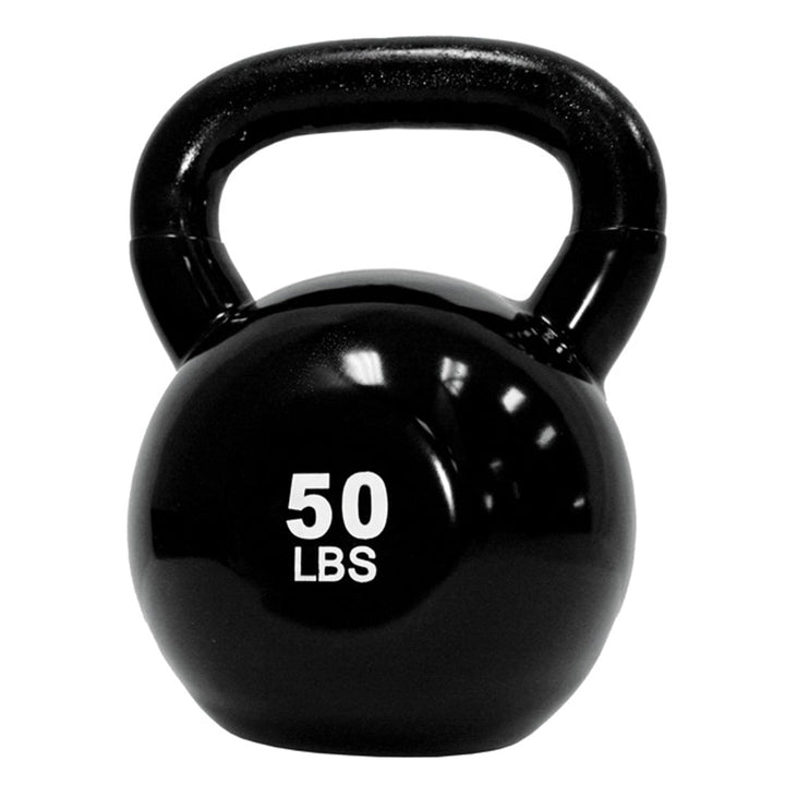 TKO vinyl coated kettlebell in 50 pound weight size