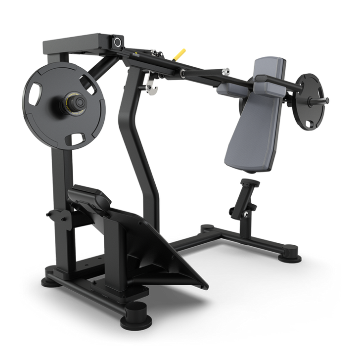 TRUE PLS-1400 plate loaded pendulum squat configured with cadet upholstery  