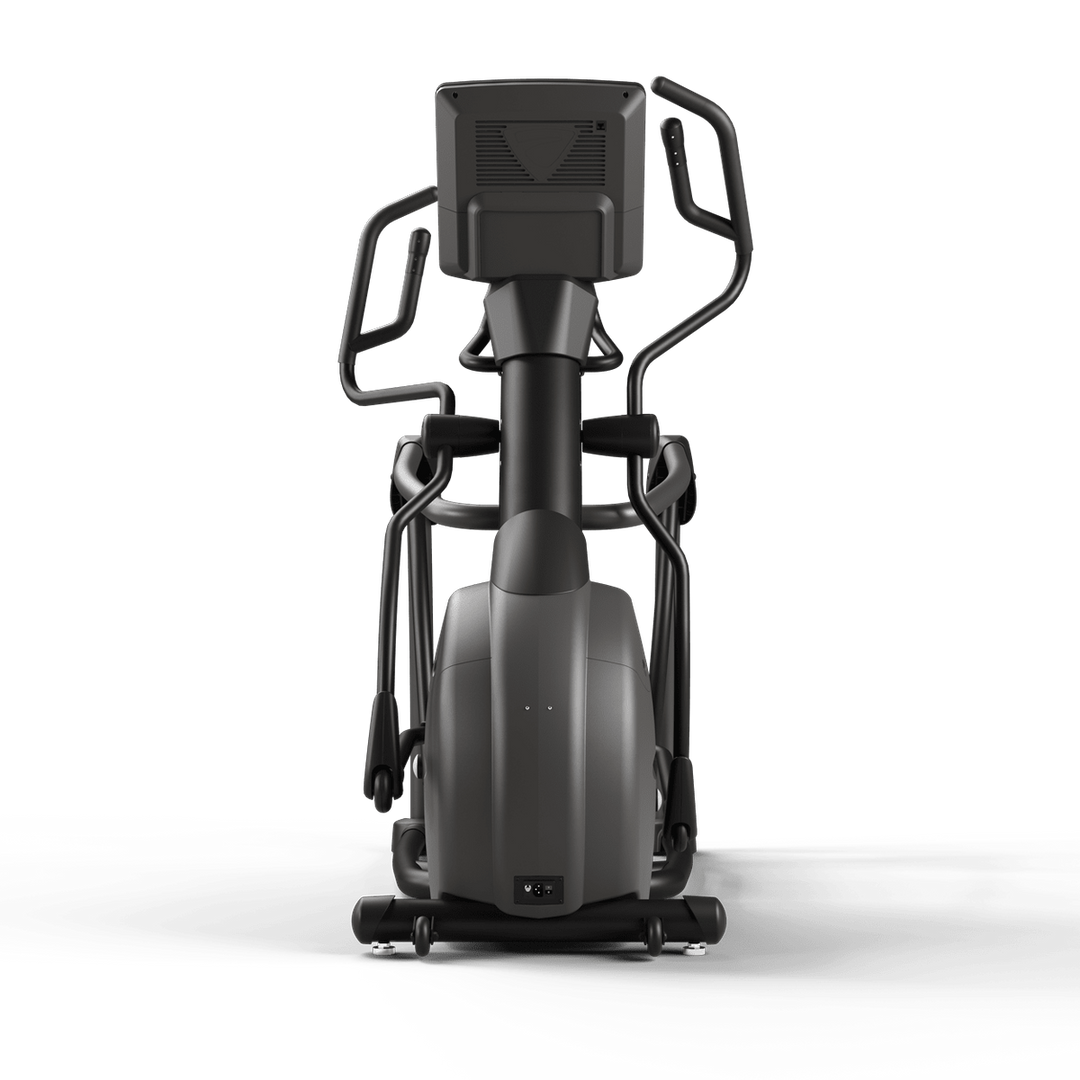 Full front view of Vision Fitness S70/S700E Ascent Trainer showing console, handlebars, frame, and pedals