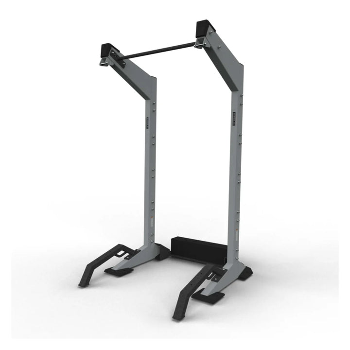 Torque USA X-CREATE 4 ft counterbalance and outrigger attachment installed with Platinum uprights and black support components.