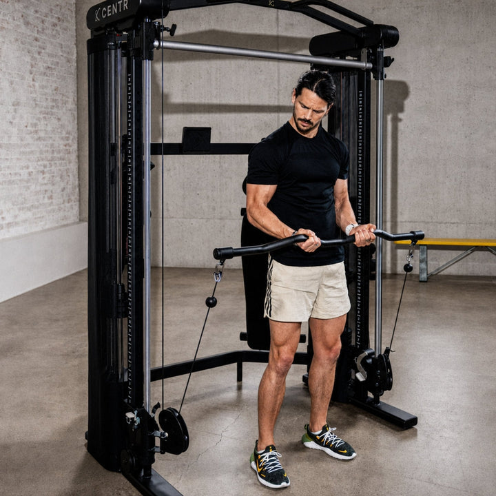 Centr 3 Home Gym Functional Trainer with Selectorized Smith Bar