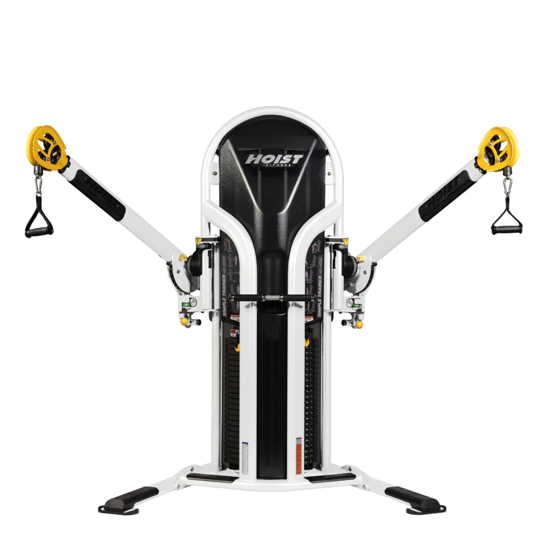 Functional trainer cable machine rear view