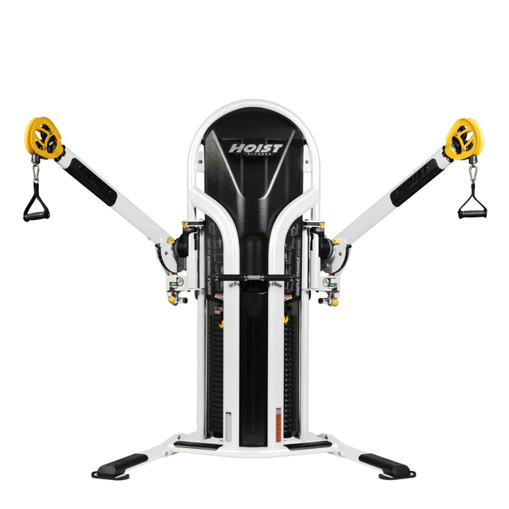 Functional trainer cable machine rear view