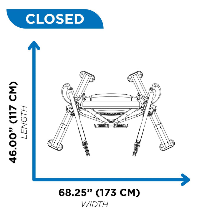 Functional trainer cable machine closed width dimensions