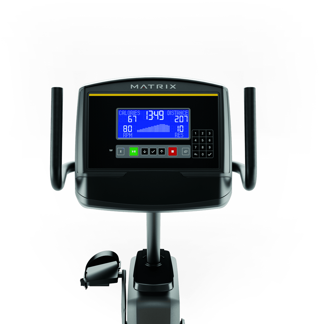 Matrix R30 recumbent bike with XR console and front-assist handles