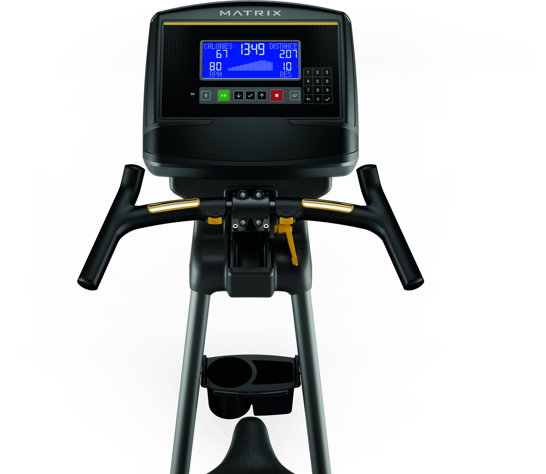 Matrix U30 upright bike adjustable handles with XR console