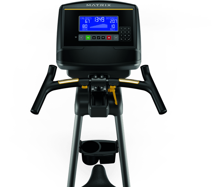 Matrix U30 upright bike adjustable handles with XR console
