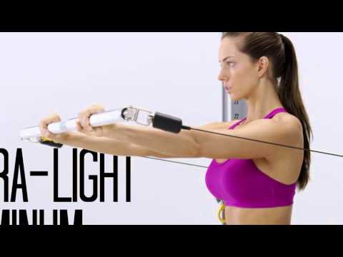 HOIST Mi6 functional trainer video tutorial demonstrating hi lo pulley exercises for full body strength training