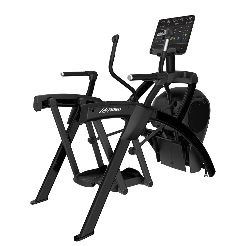 Arc trainer cross trainer SL black front view for low impact home cardio workout setup