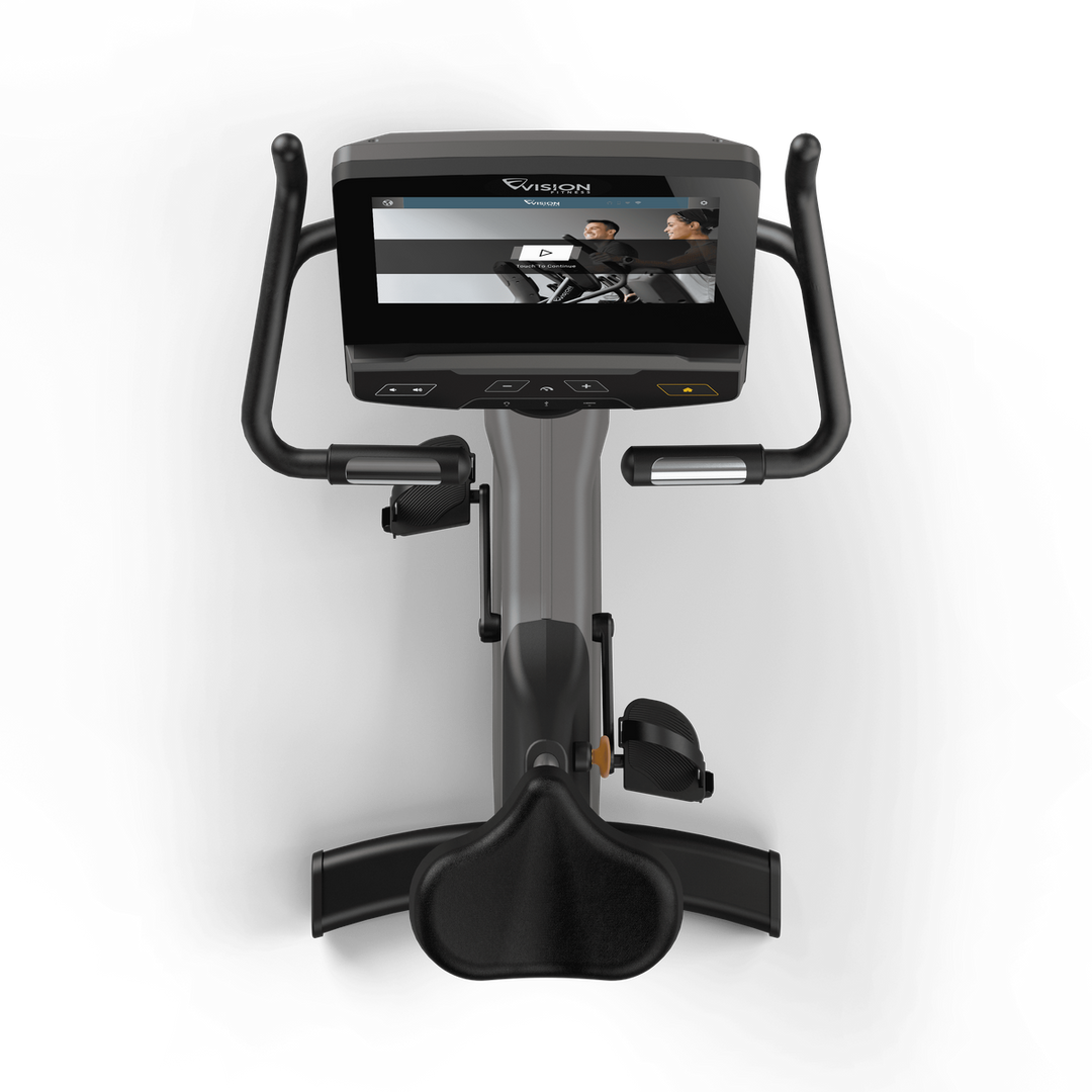 U600E Upright Bike with Entertainment Console