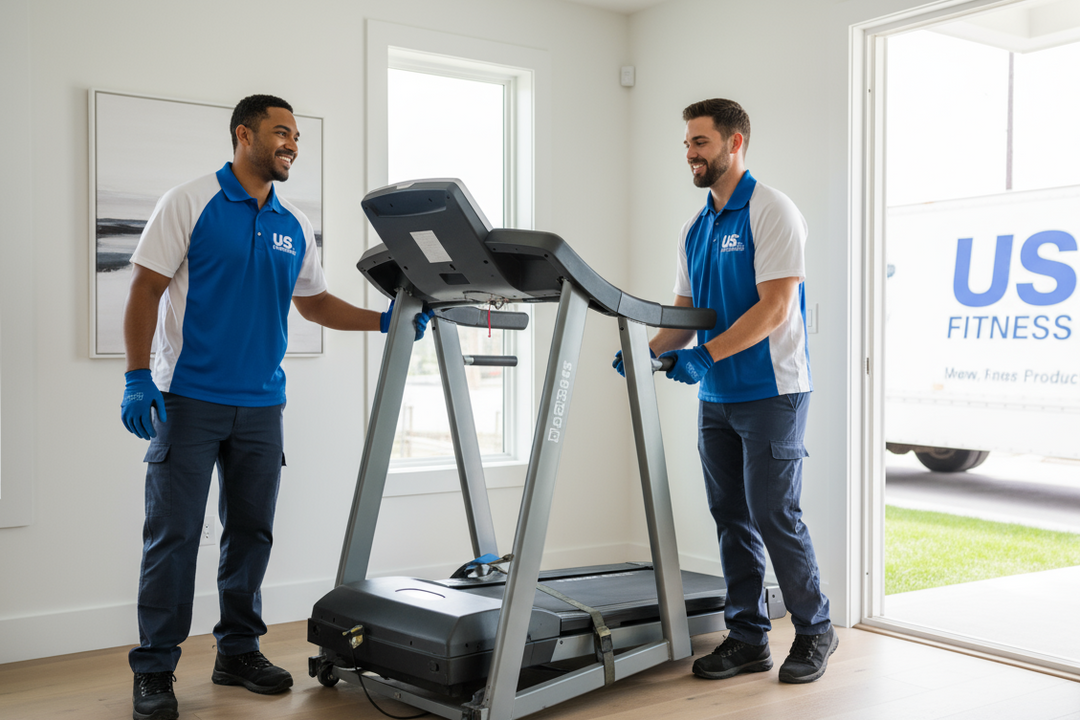 'US Fitness Products' haul away and disposal service for old treadmills